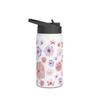 Flower designed, Stainless Steel Water Bottle