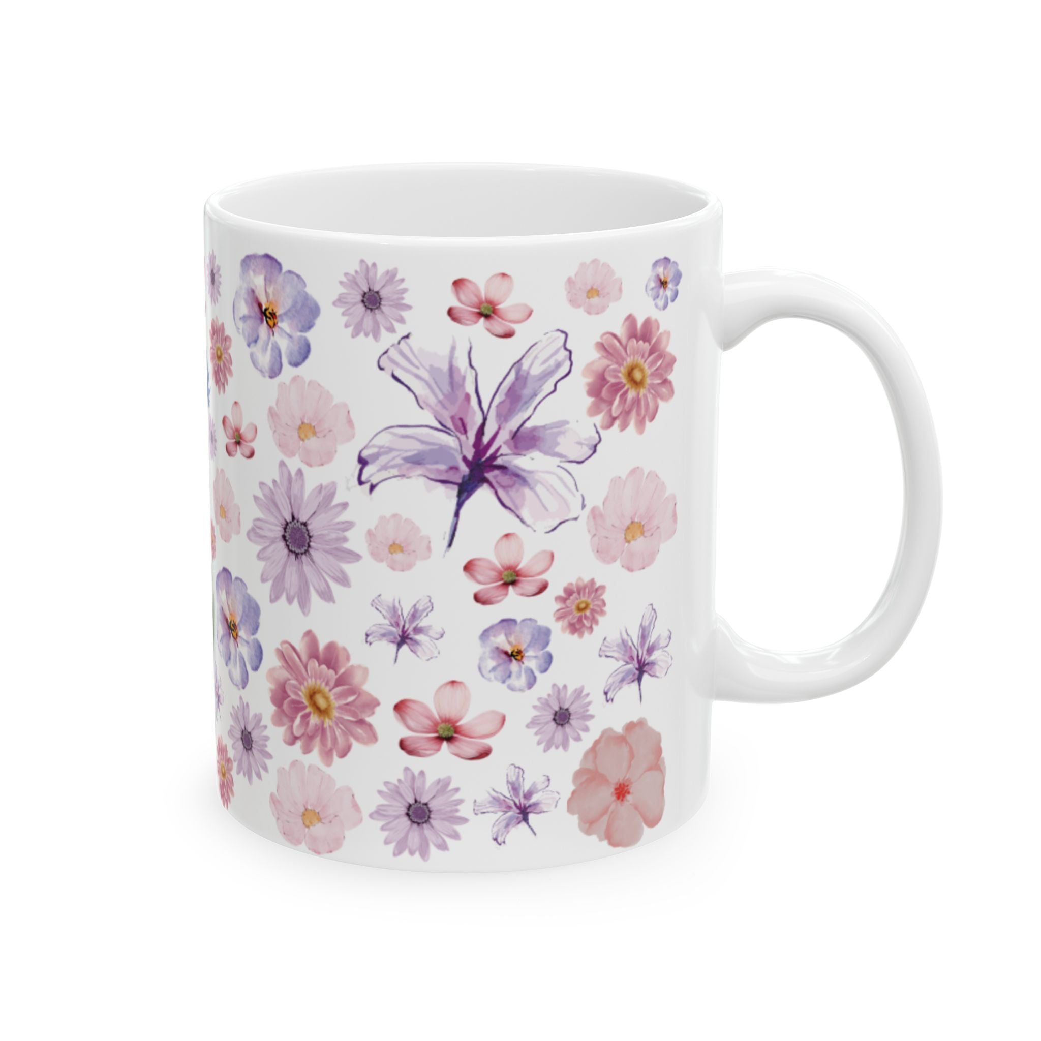 Flower designed Mug 11oz