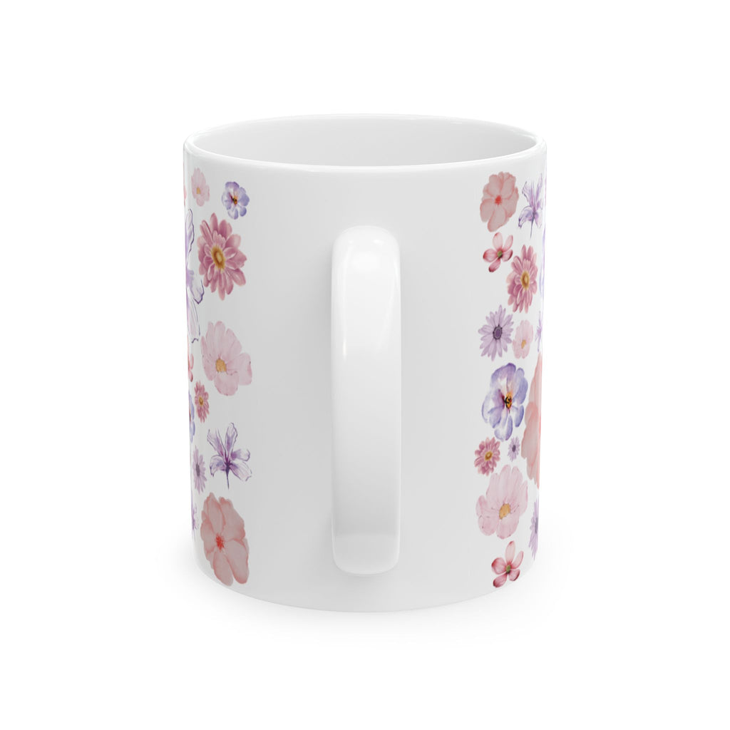 Flower designed Mug 11oz