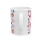 Flower designed Mug 11oz