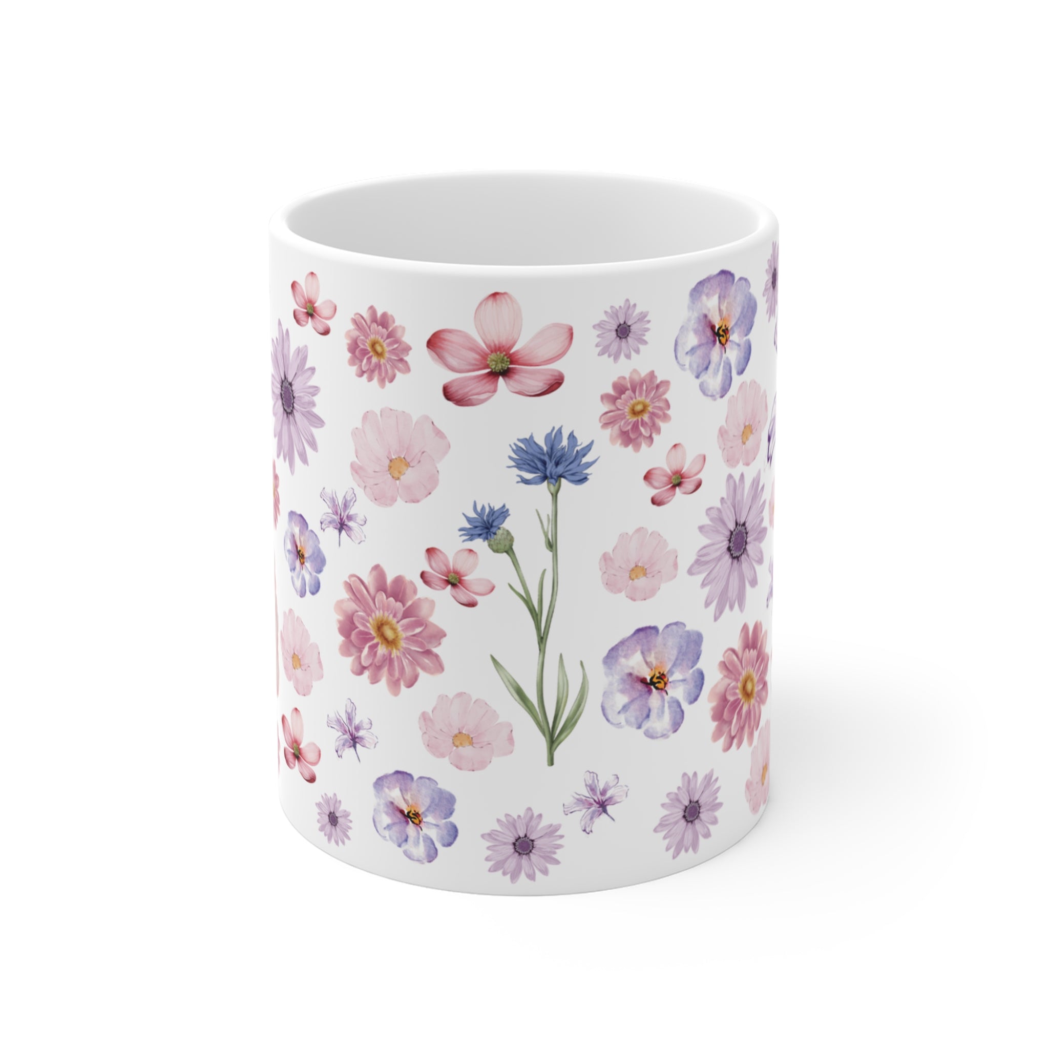 Flower Designed Mug 11oz