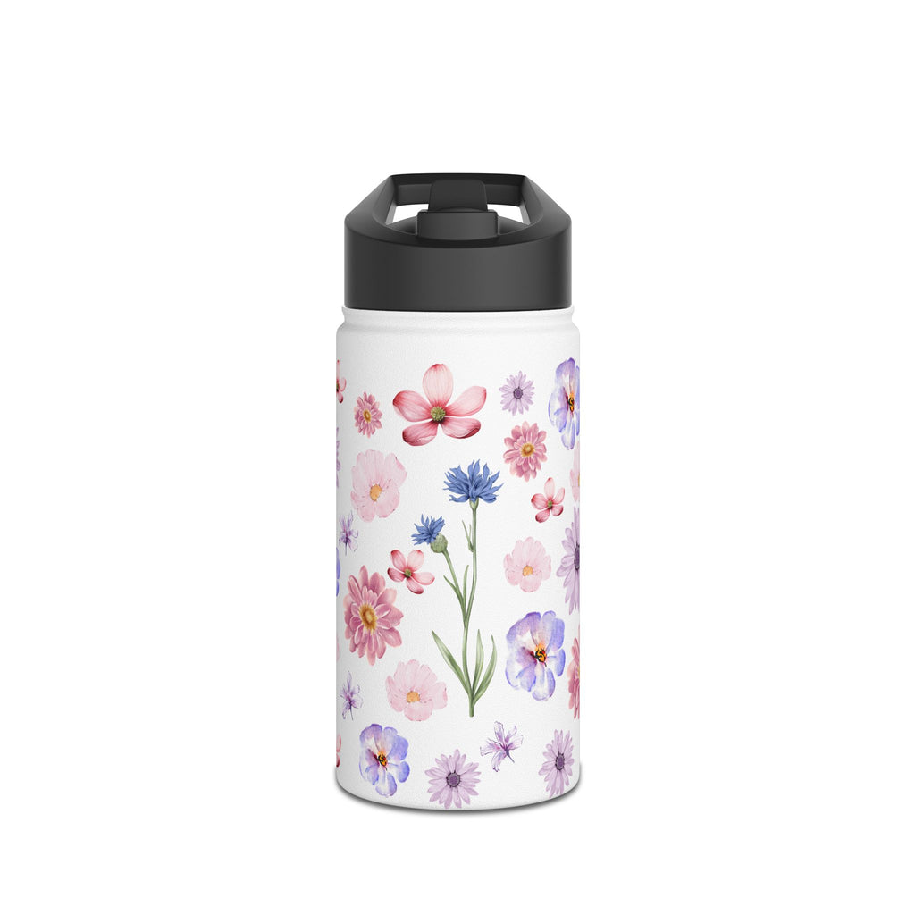 Flower designed, Stainless Steel Water Bottle