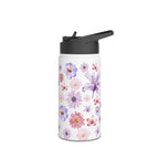 Flower designed, Stainless Steel Water Bottle