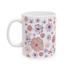 Flower designed Mug 11oz