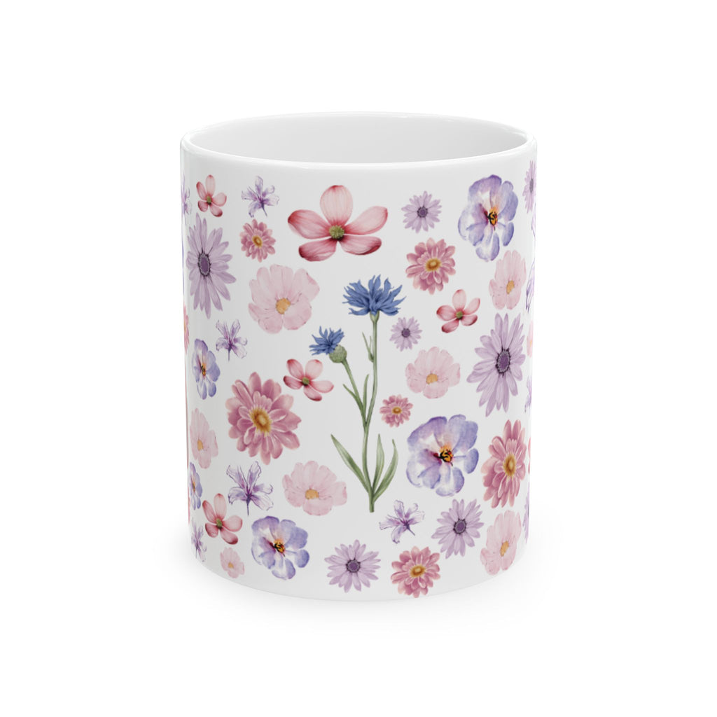 Flower designed Mug 11oz
